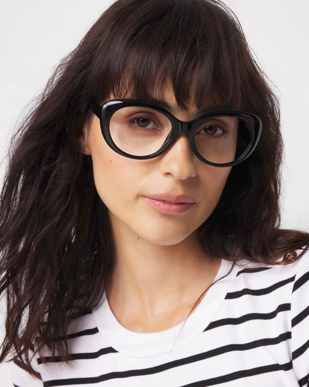 Black round reading glasses deals